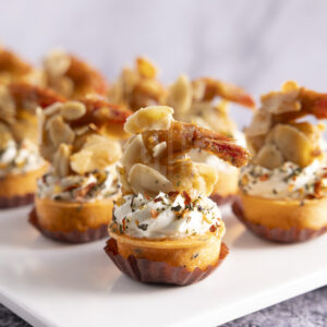 Kahraman Catering Shrimps mini tart with Almonds